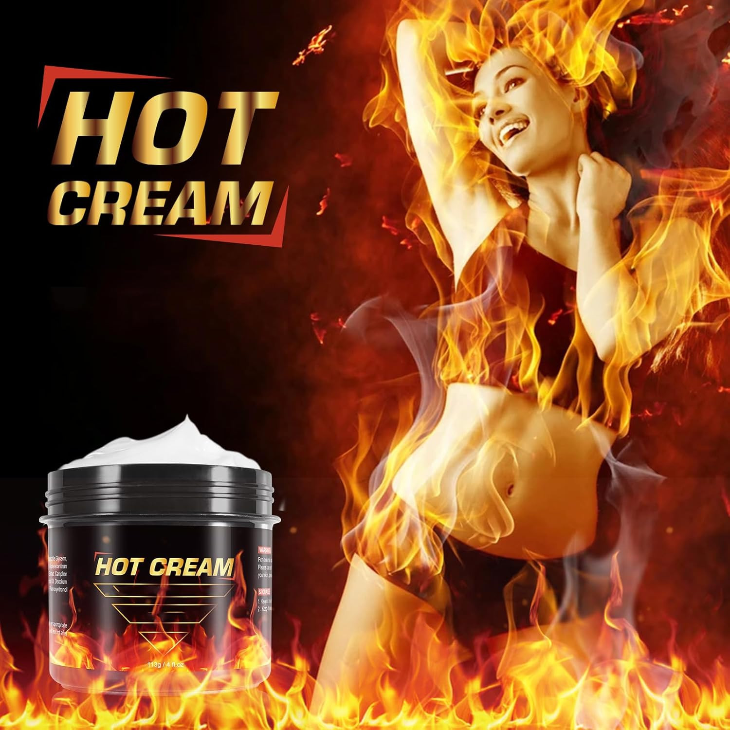 2PCS Hot Sweat Cream – Natural Workout Enhancer for Muscle Warm-Up & Skin Tighte