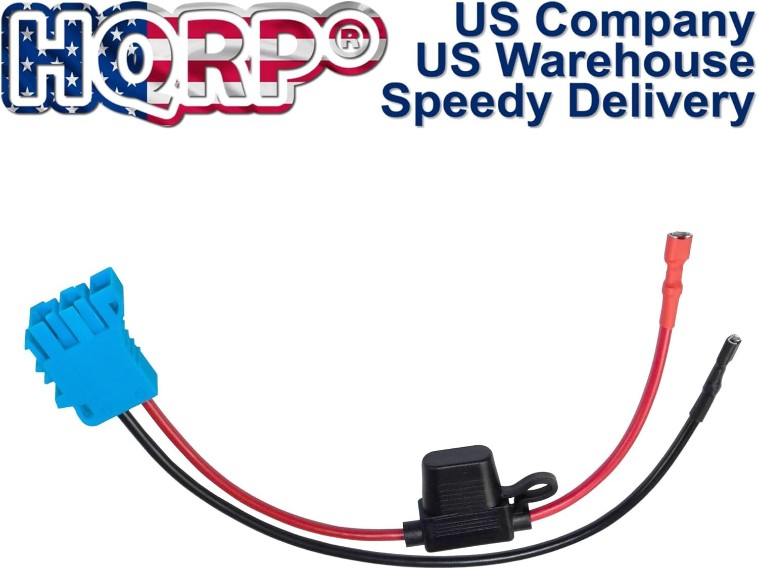 2-Pack HQRP Wire Harness Connector for Peg-Perego 12V SLA Battery Children Car