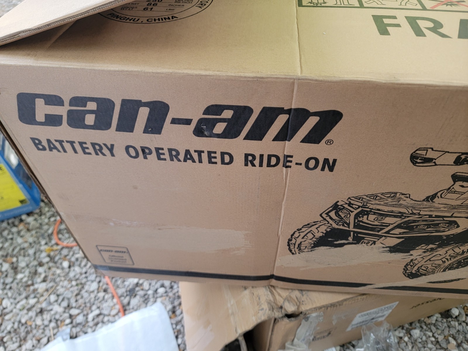 CAN-AM 4 WHEELER QUAD ELECTRIC RIDE-ON TY6537 RIGHT AND LEFT MOTORS PLUG 550 12V