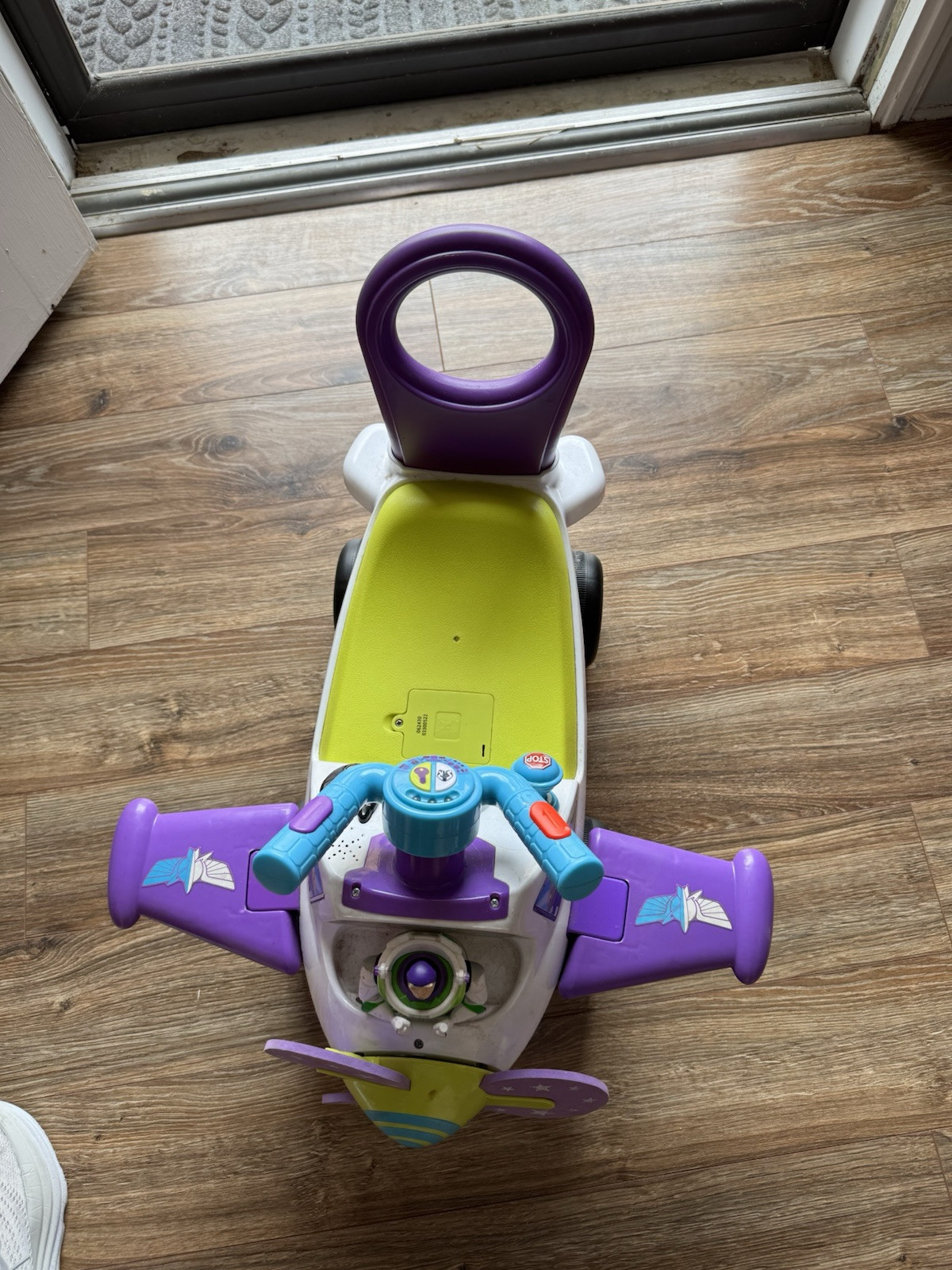 Kiddieland Disney Toy Story 4 Buzz Light year Battery-powered-ride-on Airplane