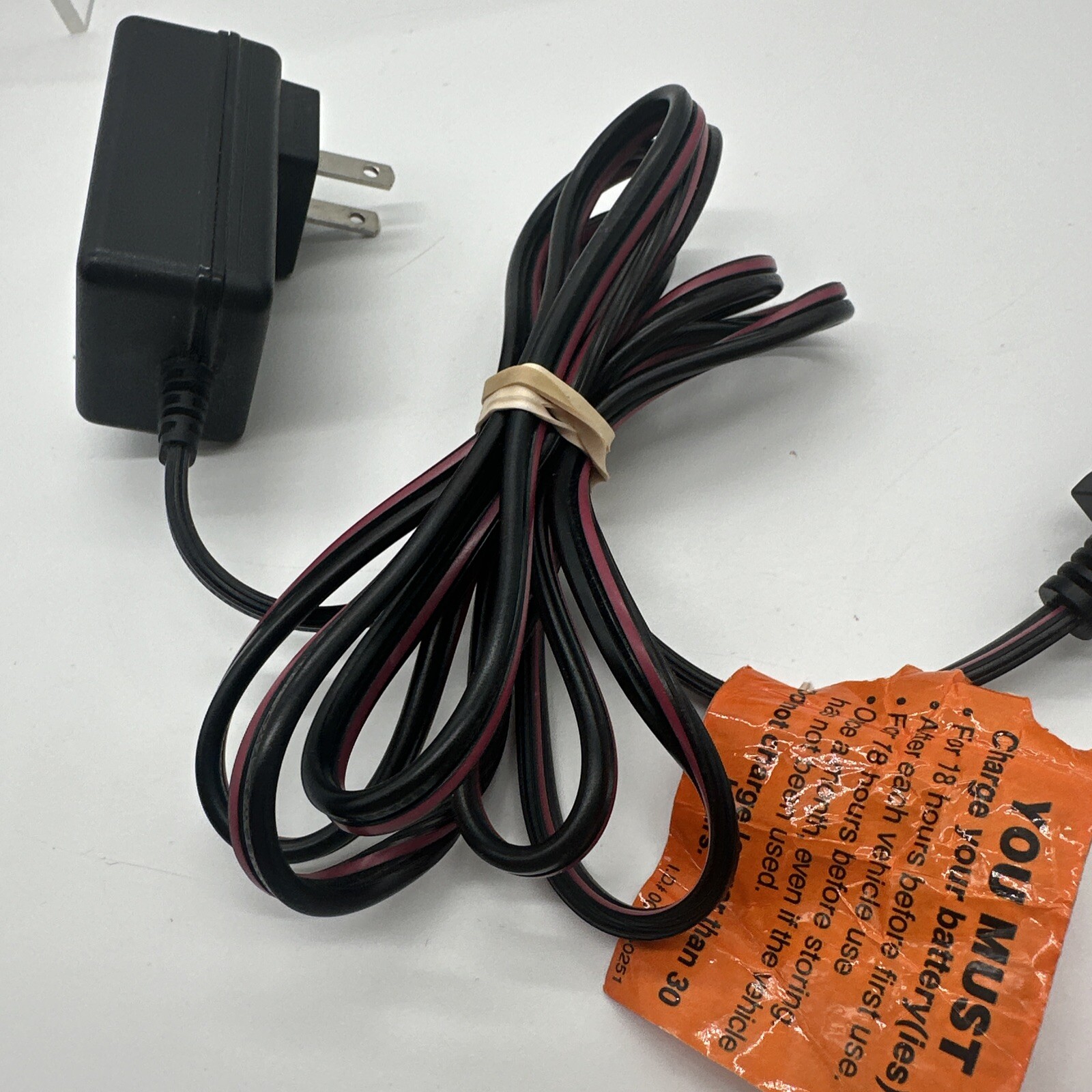 Fisher-Price Power Wheels Class 2 Battery Charger Power Cord Model 00801-2101