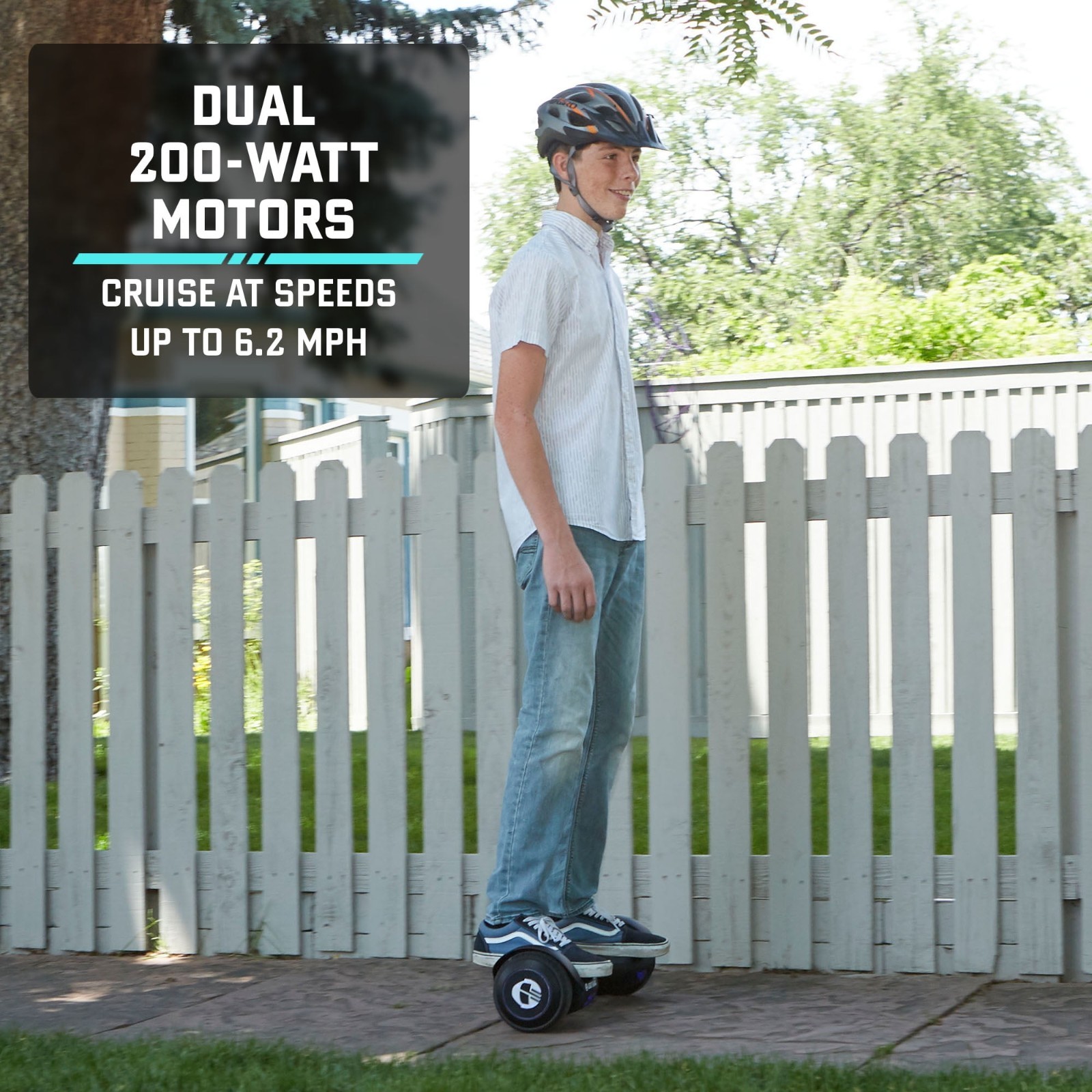 Gotrax Edge Hoverboard for Kids Adults, 6.5″ Tires 6.2mph & 2.5 Miles GT-EG-GAL™