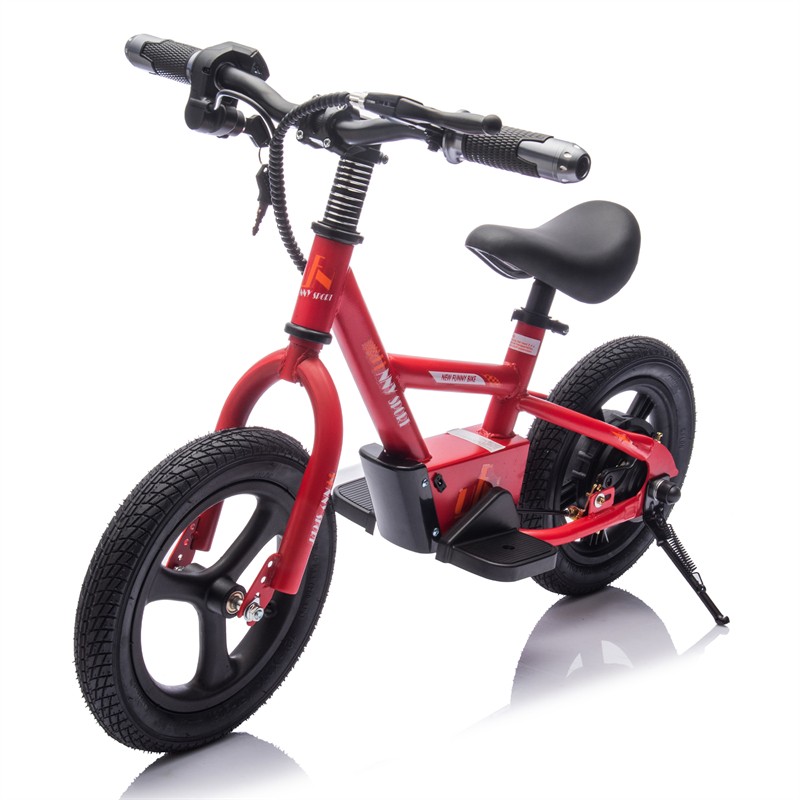 24V Kids Ride On Electric Bike 150W 9.32MPH Inflatable Wheels Bicycle for Kid 3+