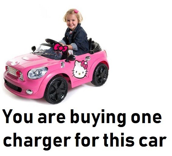 🔥power Cord Charger Plug for 6V Hello Kitty Ride On Battery Car AC Adapter 🔥