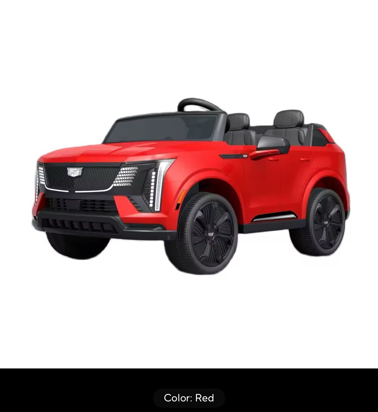 Cadillac 24V Ride On Electric Car,Remote Control,2Seater, 4Wheel Shock Absorbers