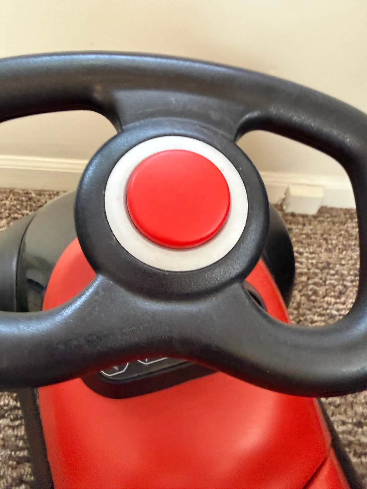 BMW Kids Ride On Push Car Toddler Baby Racer Licensed Black Red Toy
