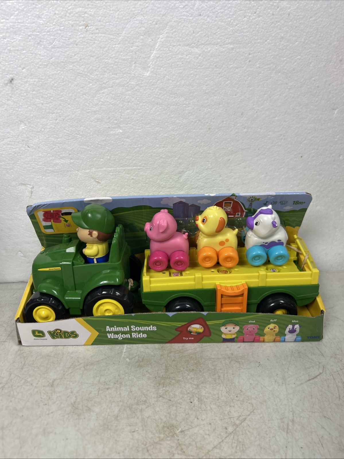 John Deere Kids Animal Sounds Wagon Ride LP76699