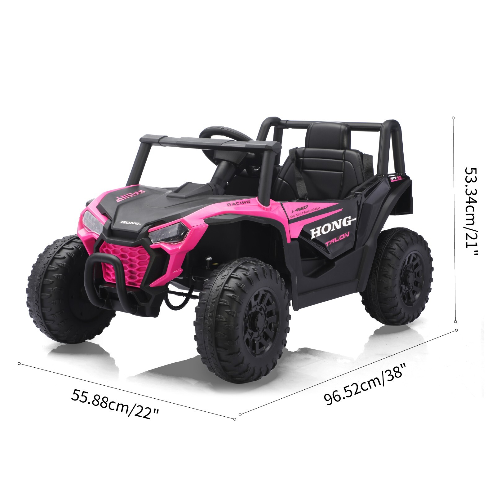 12V Kids Ride on UTV Electric Power Wheels Toy Quad Car with Remote Control LED