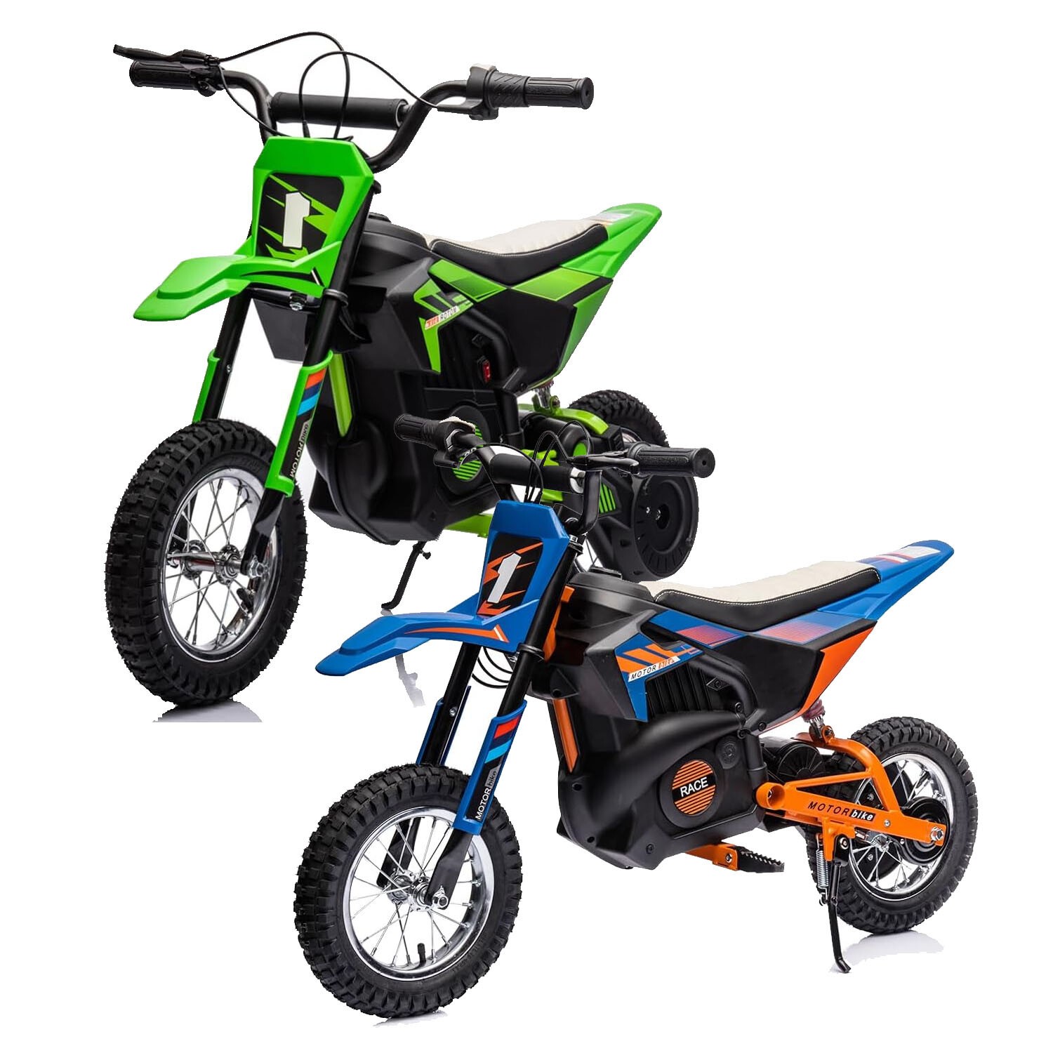 24V Kids Ride-On Motorcycle Electric Off-Road Motorcycle 250W 13.6MPH for Age 8+
