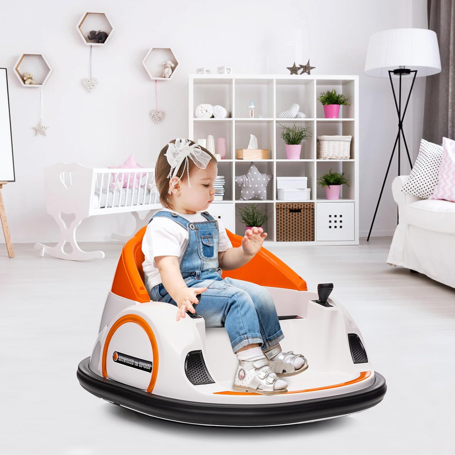 12V Kids Ride on Bumper Car Electric Vehicle for Toddlers Ride on Toy Bumping Ca