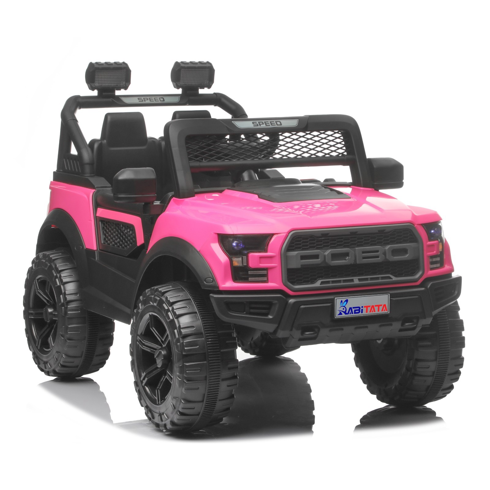 12V Kids Ride On Car – 2 Motors, Remote, Swing & Lights