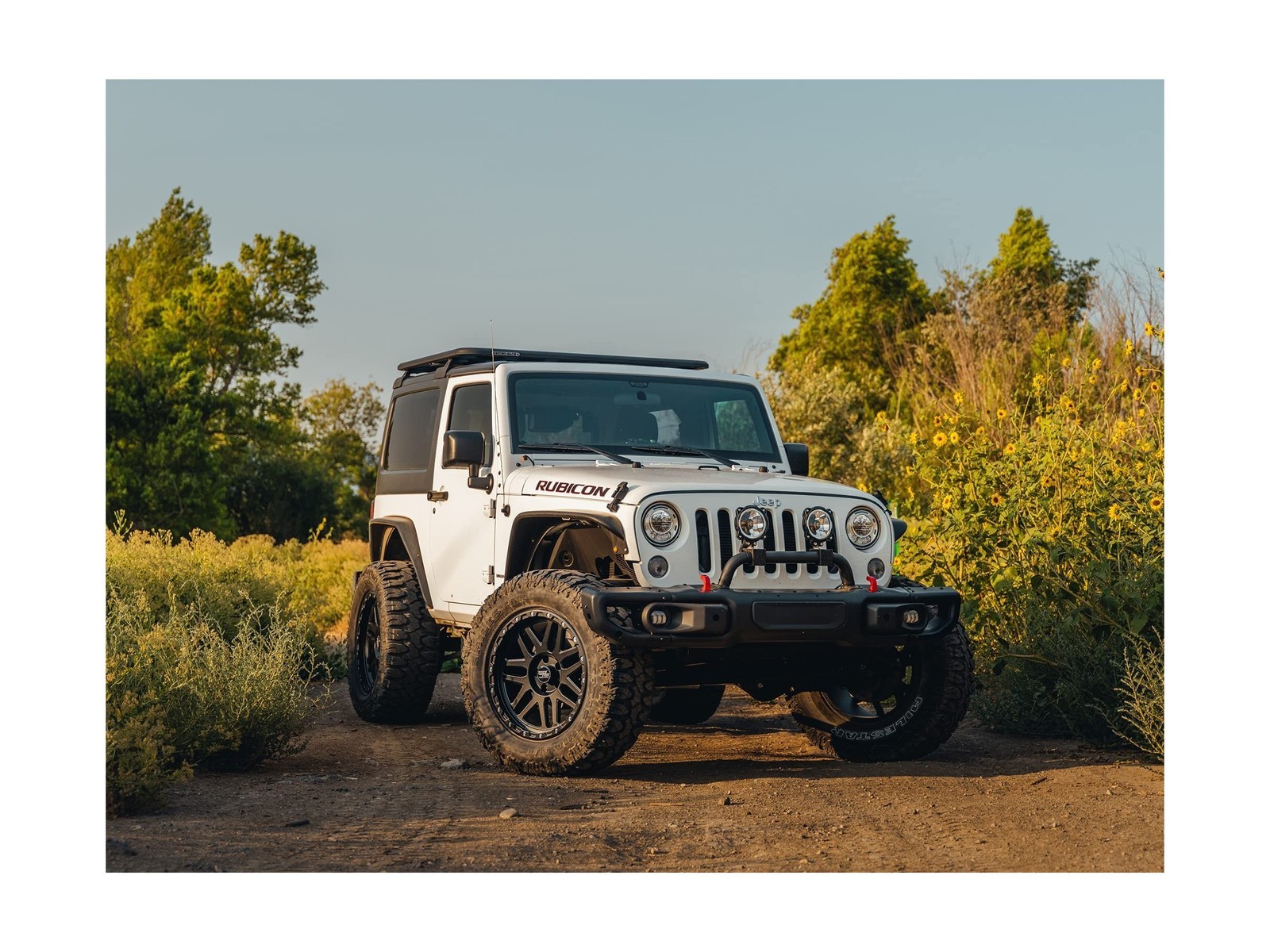 RockTrix RT110 20 inch Wheel Compatible with Jeep Wrangler JK JL 20×9 5×5 Whe…