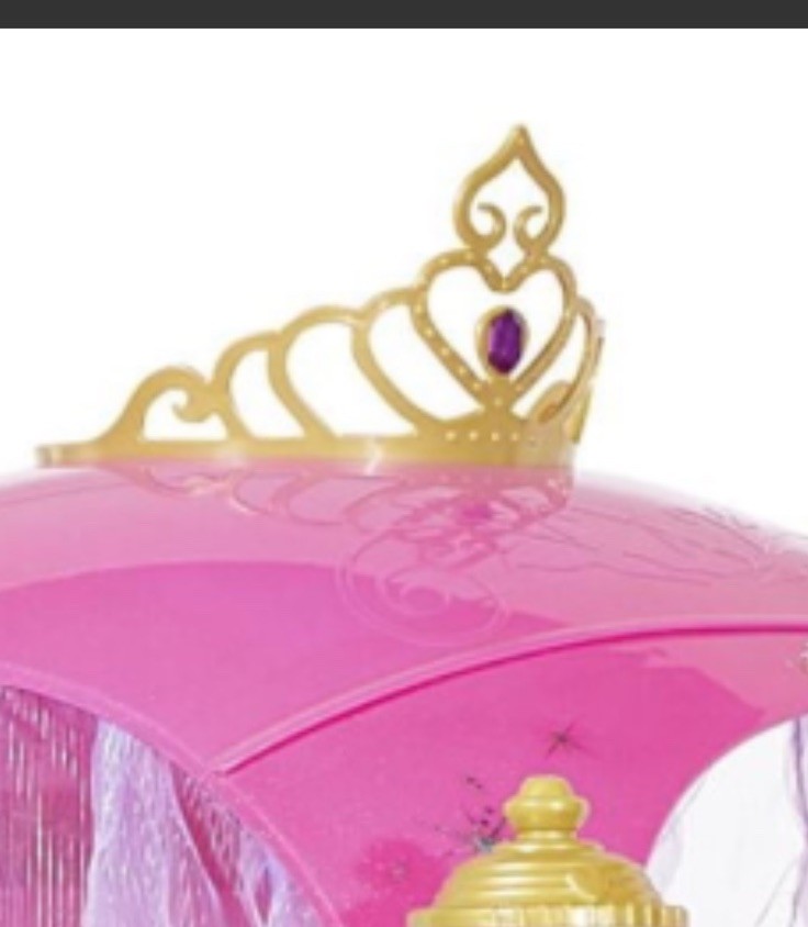 Replacement Crown (Top) For Disney Pink Princess 24volt Ride on Carriage