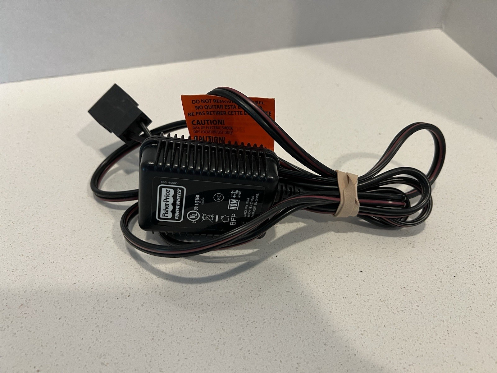 Fisher Price Power Wheels Battery Charger Model 00801-1781 Six 6 Volt Cord Cable