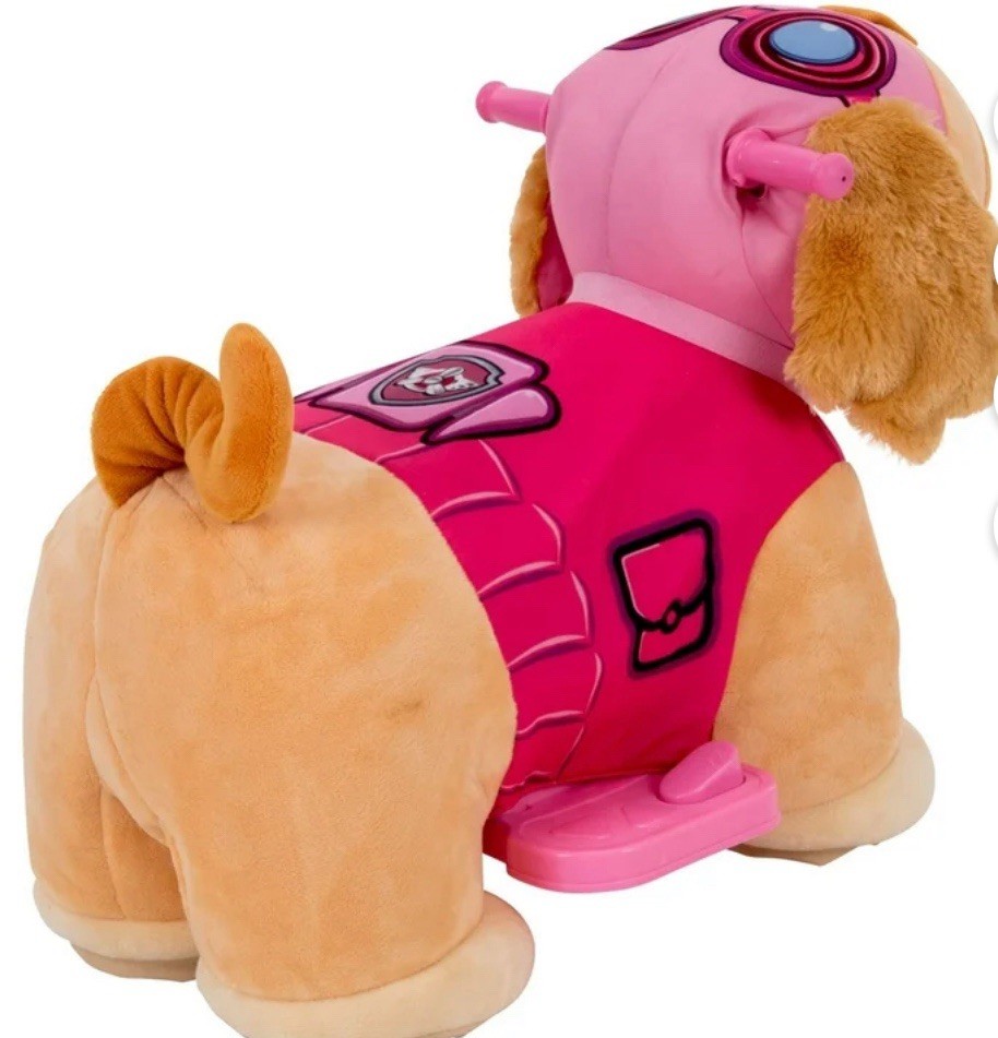Nick Jr Paw Patrol “Skye” 6V Plush Ride On For Toddlers Ages 18 Months +