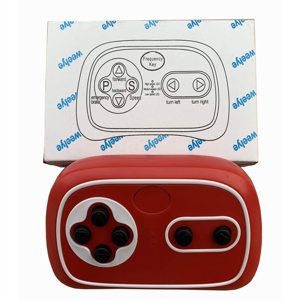 weelye RX57 12V 2.4G Bluetooth Remote Control and Receiver for Kids Ride On Toys