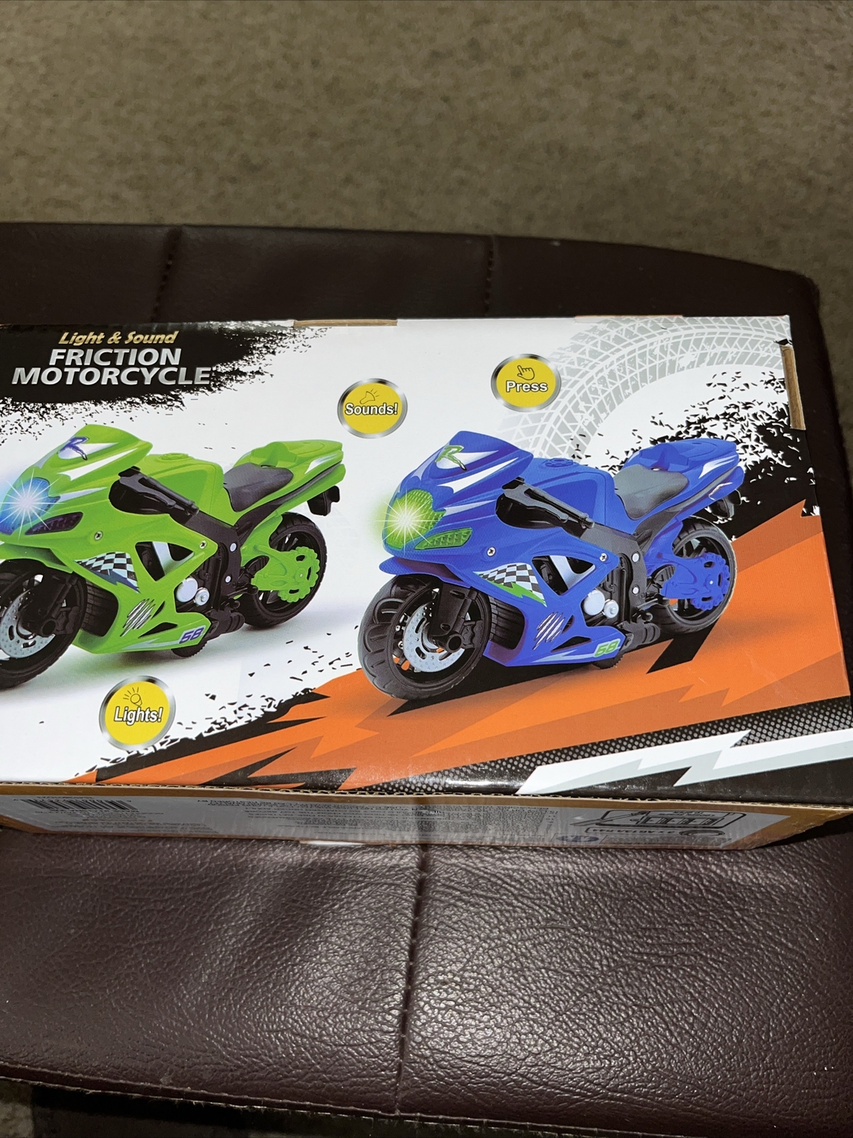 Raxx Wheel Light And Sound Friction Motorcycle