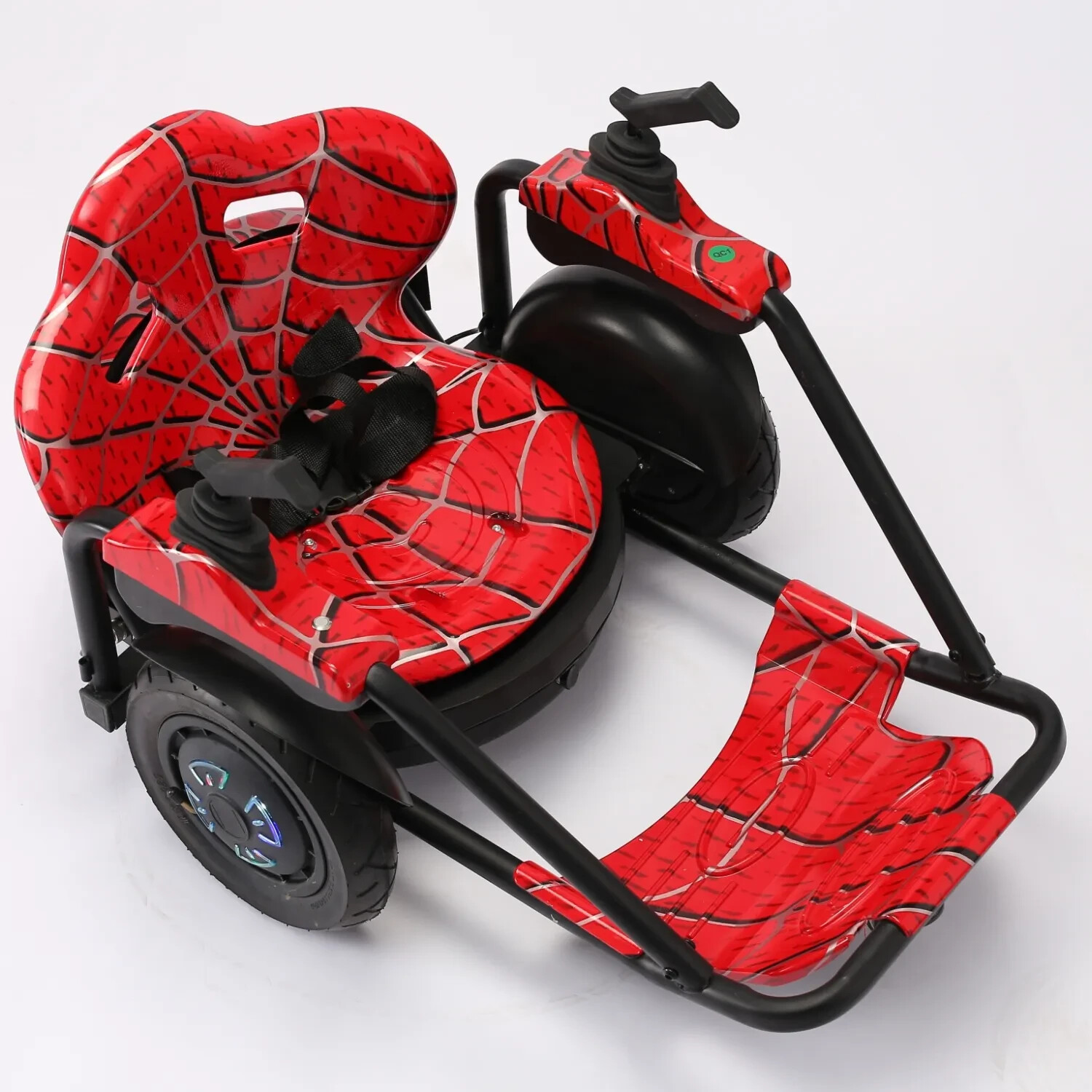 Children Electric Car 3-Wheels High Speed Drifting with shiny LED Light Spider-M