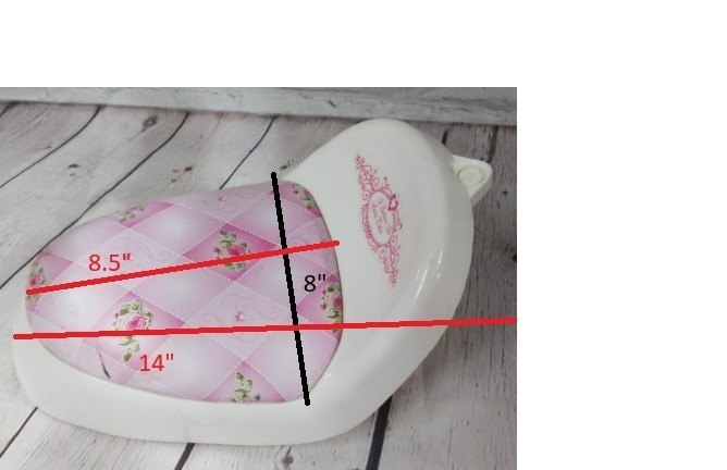 Genuine Kid Trax/ Pacific Cycle Princess Scooter Seat Replacement for Model 1024