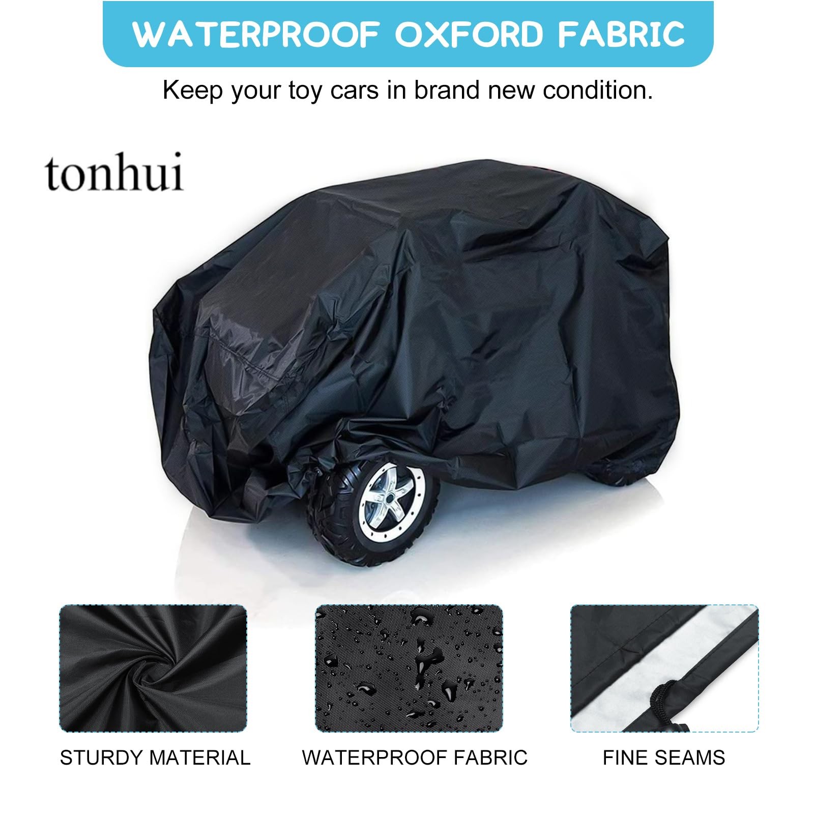 Kids Ride-On Toy Car Cover, Outdoor Wrapper Resistant Protection for Electric…