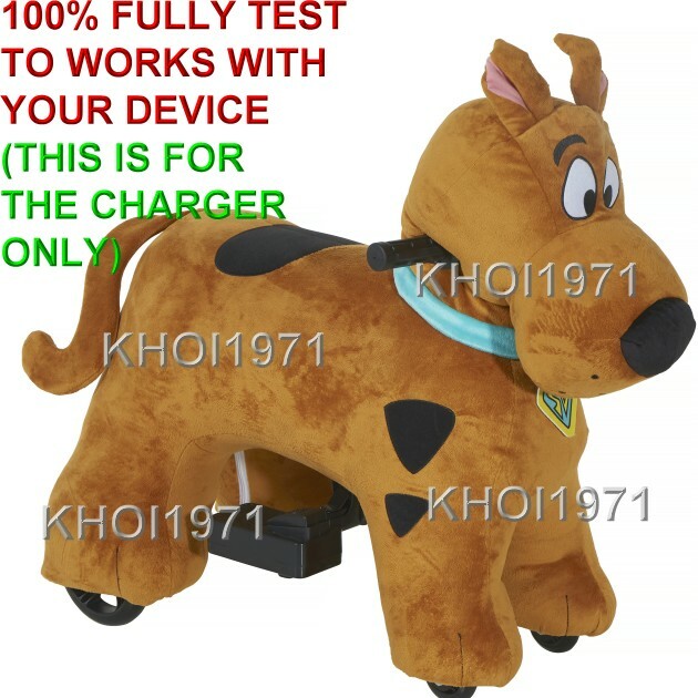 8FT WALL charger AC adapter FOR 8805-45 Dynacraft Scooby doo plush ride on 6V-BA