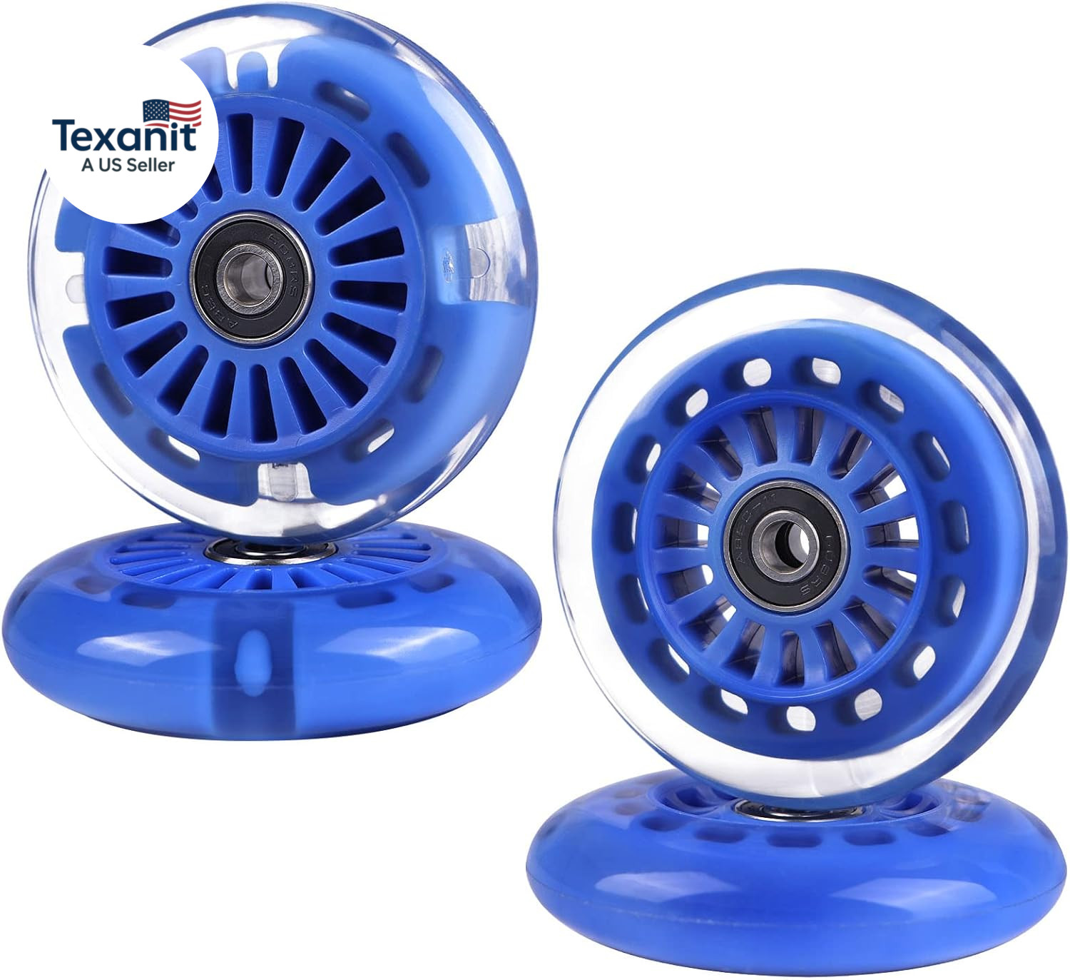 90Mm Wiggle Car Polyurethane Replacement Wheels Set Upgrades for Plasmacar Ride-