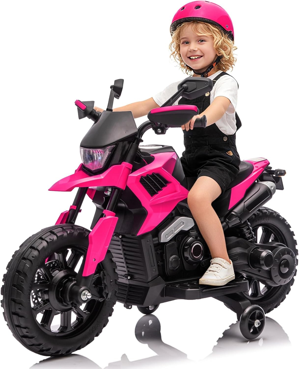 Motorcycle for Kids,Ride on Motorcycle w/ Traning Wheels,Electric Bike for Child