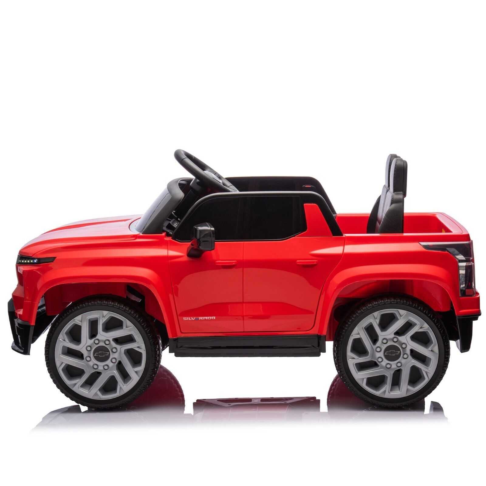 Licensed Chevrolet Silverado Ride On Truck 24V 2 Seater Electric Car with Remote