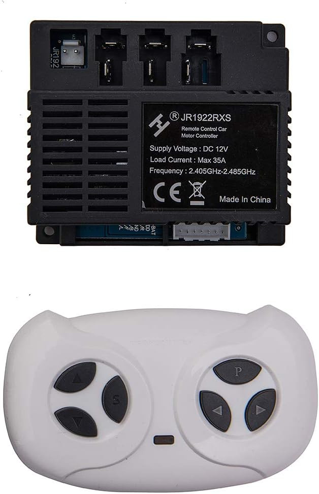 JR1922RXS 12V Ride On Car Control Box with Remote and Bluetooth Receiver