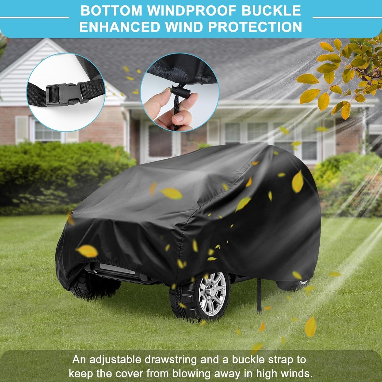 Kids Electric Car Cover, Weatherproof Protection