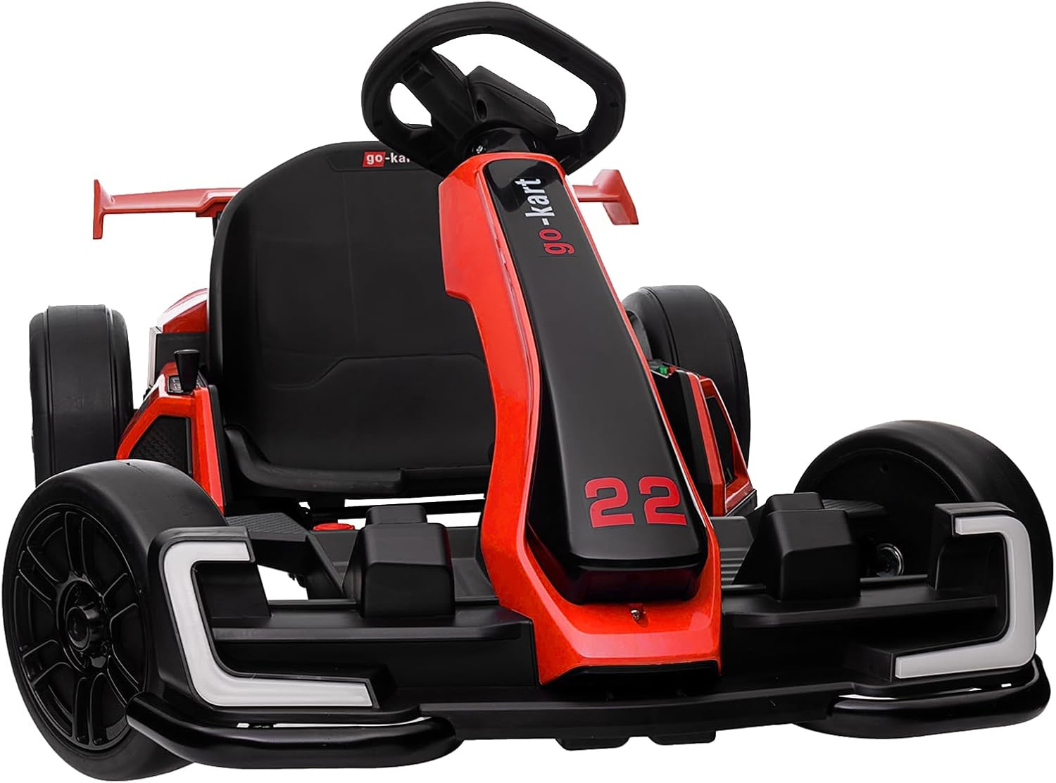Electric Drift Kart, Adjustable Seat, 24V Outdoor Toy 4 Speed, Kids 6-12 Years