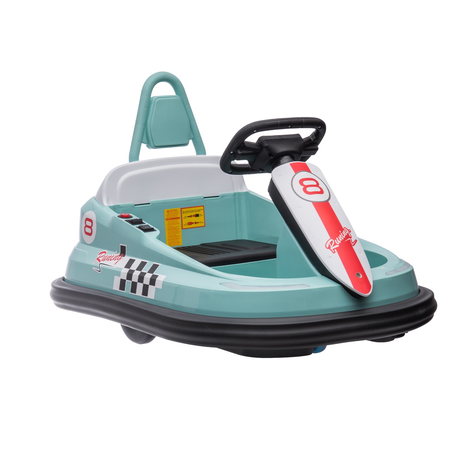 Electric Drift Go Kart for Kids,6V Bumper Car with Music,Ride on Toys for Kids