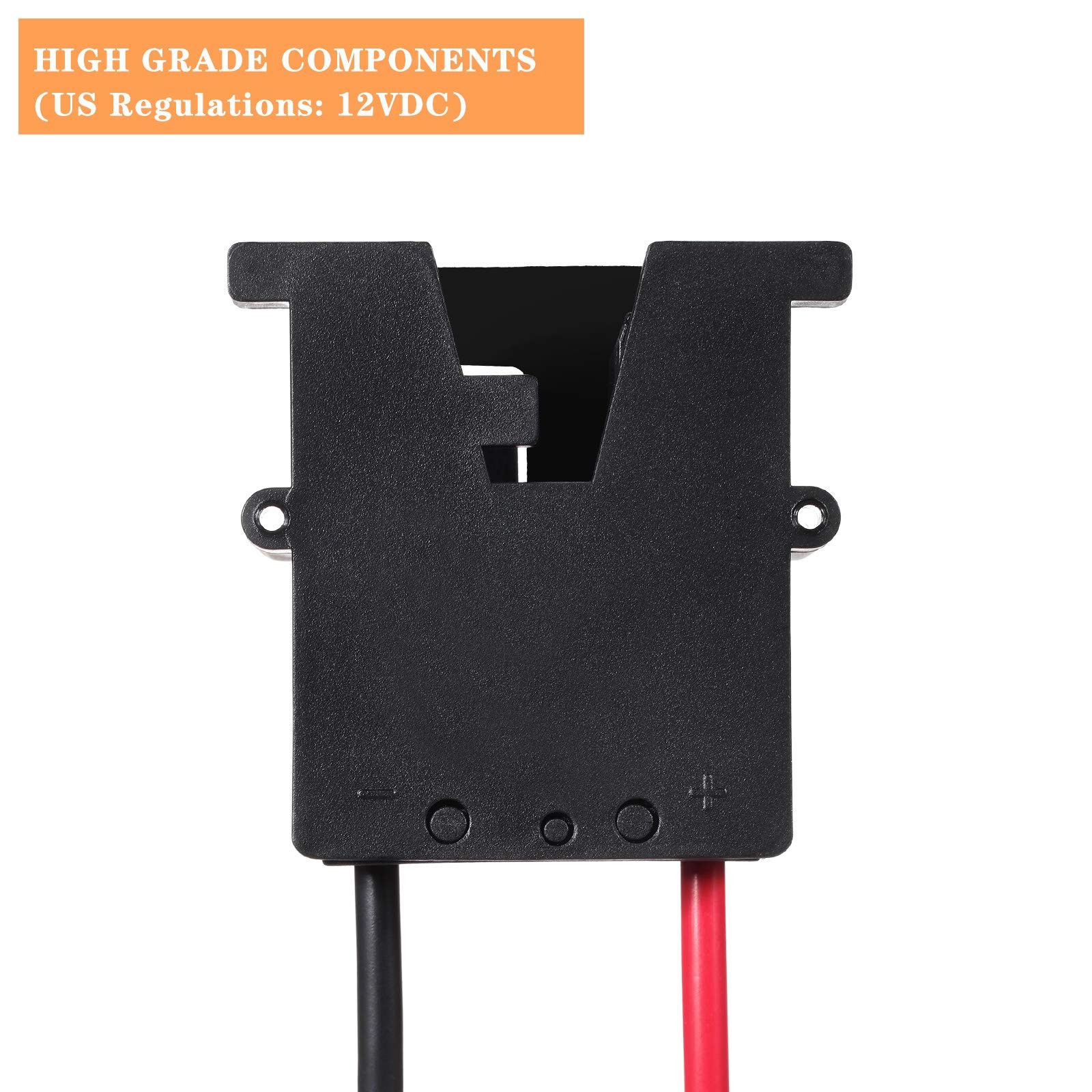 2 Pcs Wire Harness Connector Compatible with 12-Volt SLA Battery Wheels Power…