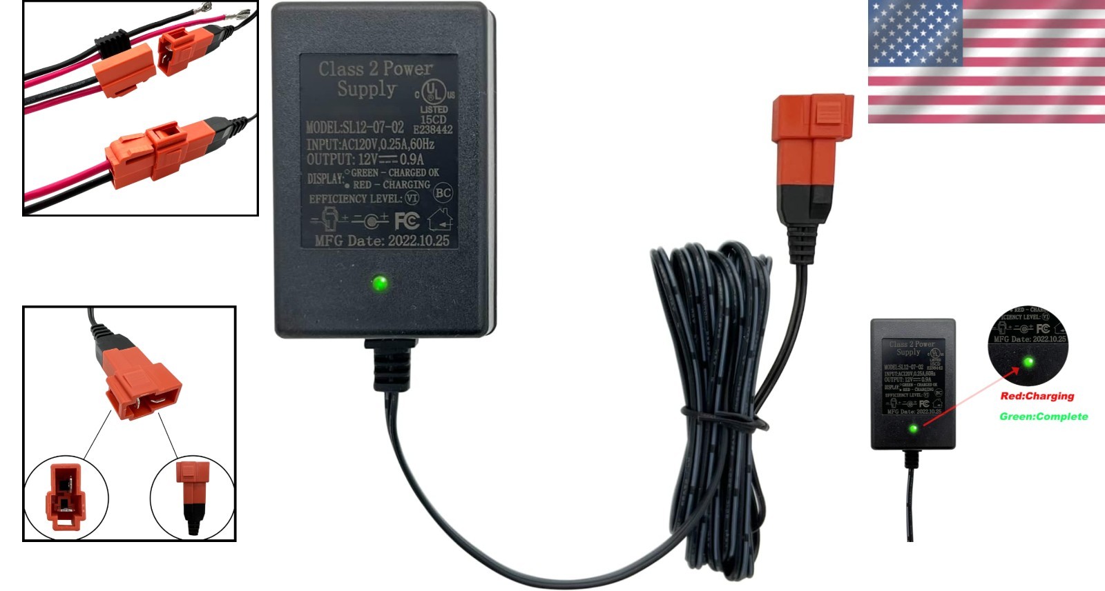 Kids Ride On Car Battery Charger