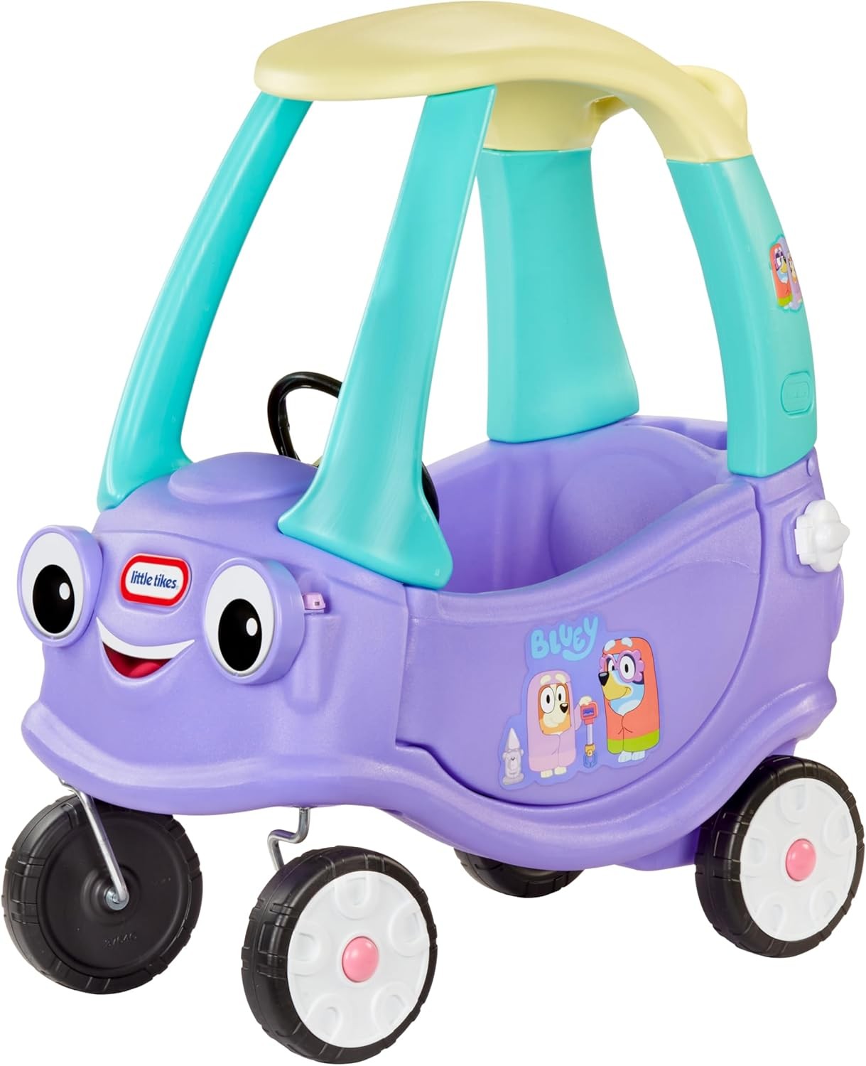 Little Tikes Bluey Grannies Coupe, 2 Pieces, Bluey Foot-Powered Ride-On Toy