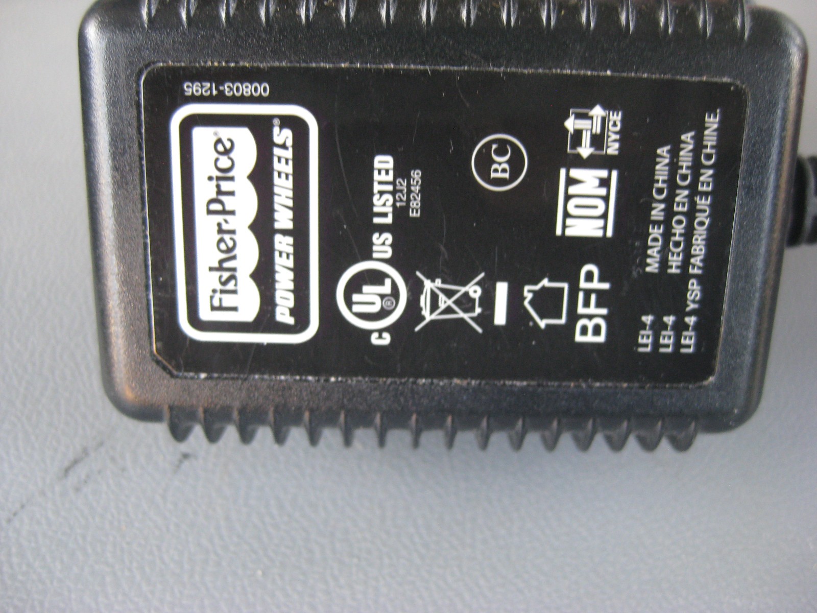 Fisher Price power wheels Class 2 battery charger 00801-1781 – FREE SHIPPING