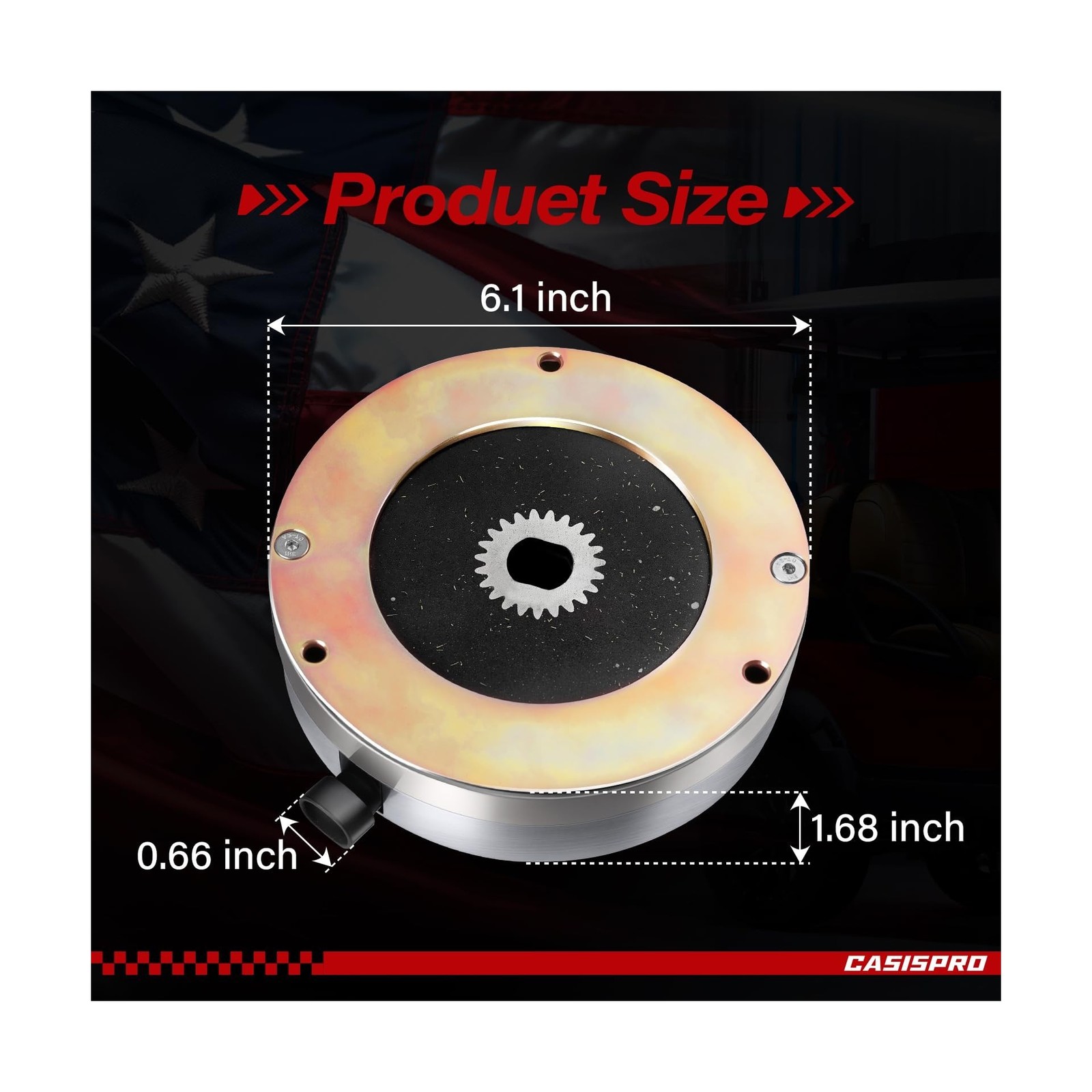 Golf Cart Motor Brake for EZGO RXV 2008-UP 48V Electric & Elite Lithium E-Bra…