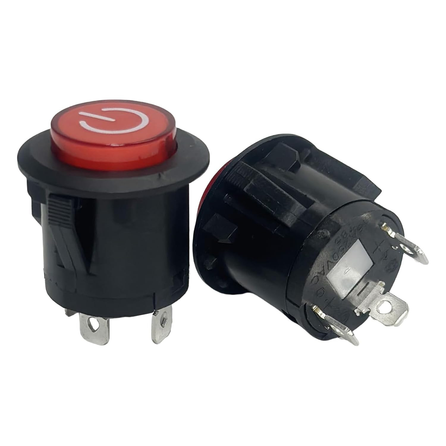 2 Pcs Power Button Switch Push Start Replacement Parts for Ride on Toy Car Elect