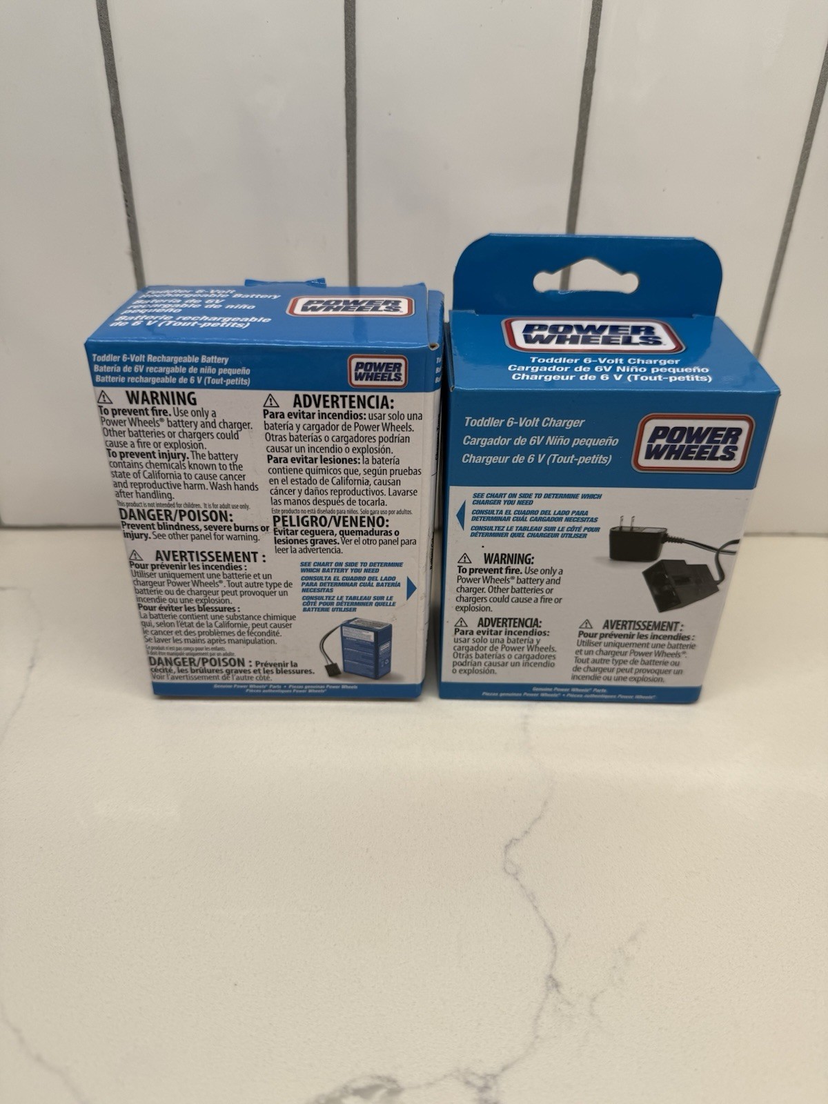 Power Wheels Fisher Price P6828 Battery Replacement + P6829 Charger – NEW