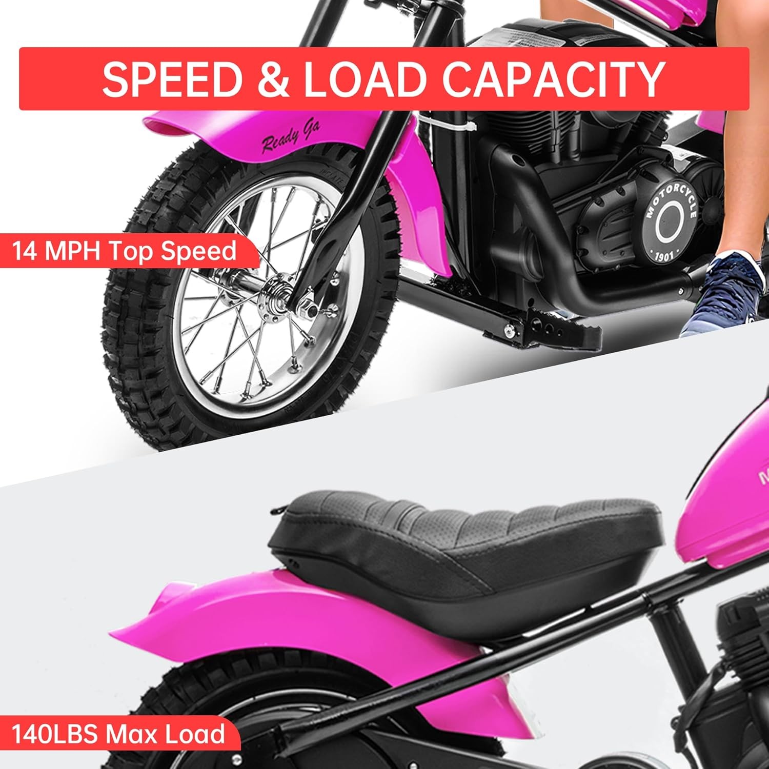 24V Electric Dirt Bike for Teens,250w Brushed Electric Motorcycle, Up to 14MPH