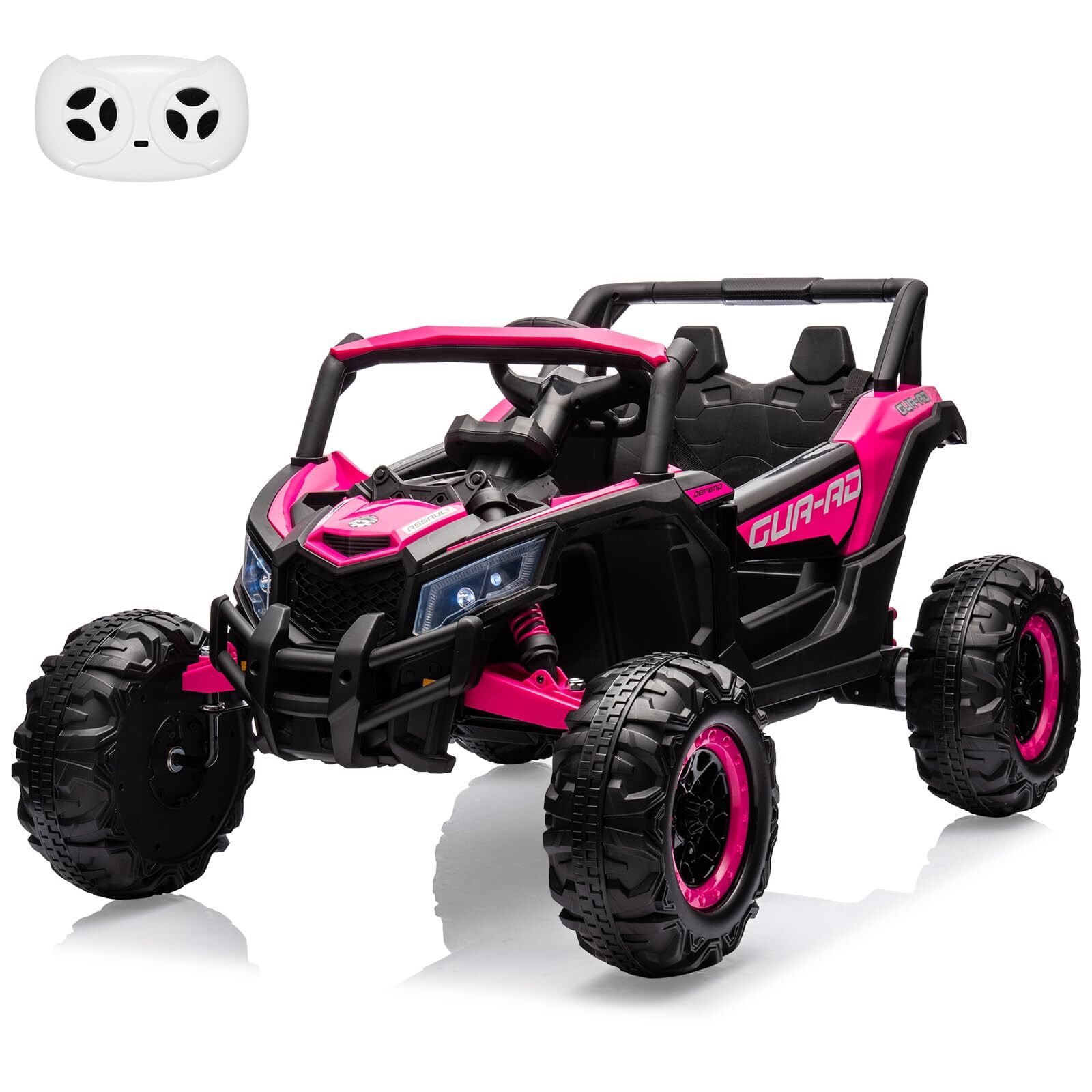 24V Kids UTV Ride on Car with Remote Control Battery Powered 4 Wheeler Off-Road