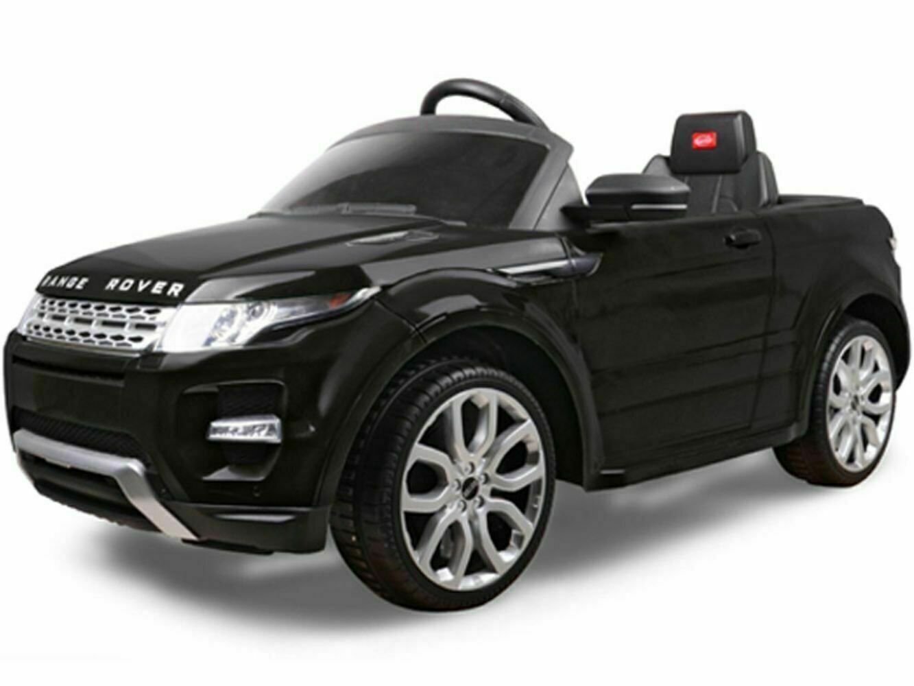 Kids Rastar Land Rover Evoque SUV 12v Black Remote Controlled w/MP3 Connection