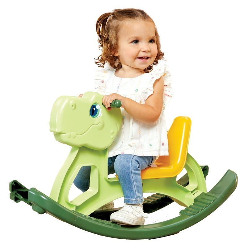 Easy Rockin Dino Lightweight Indoor Outdoor Ride On Toy Kids 18 Months Plus New