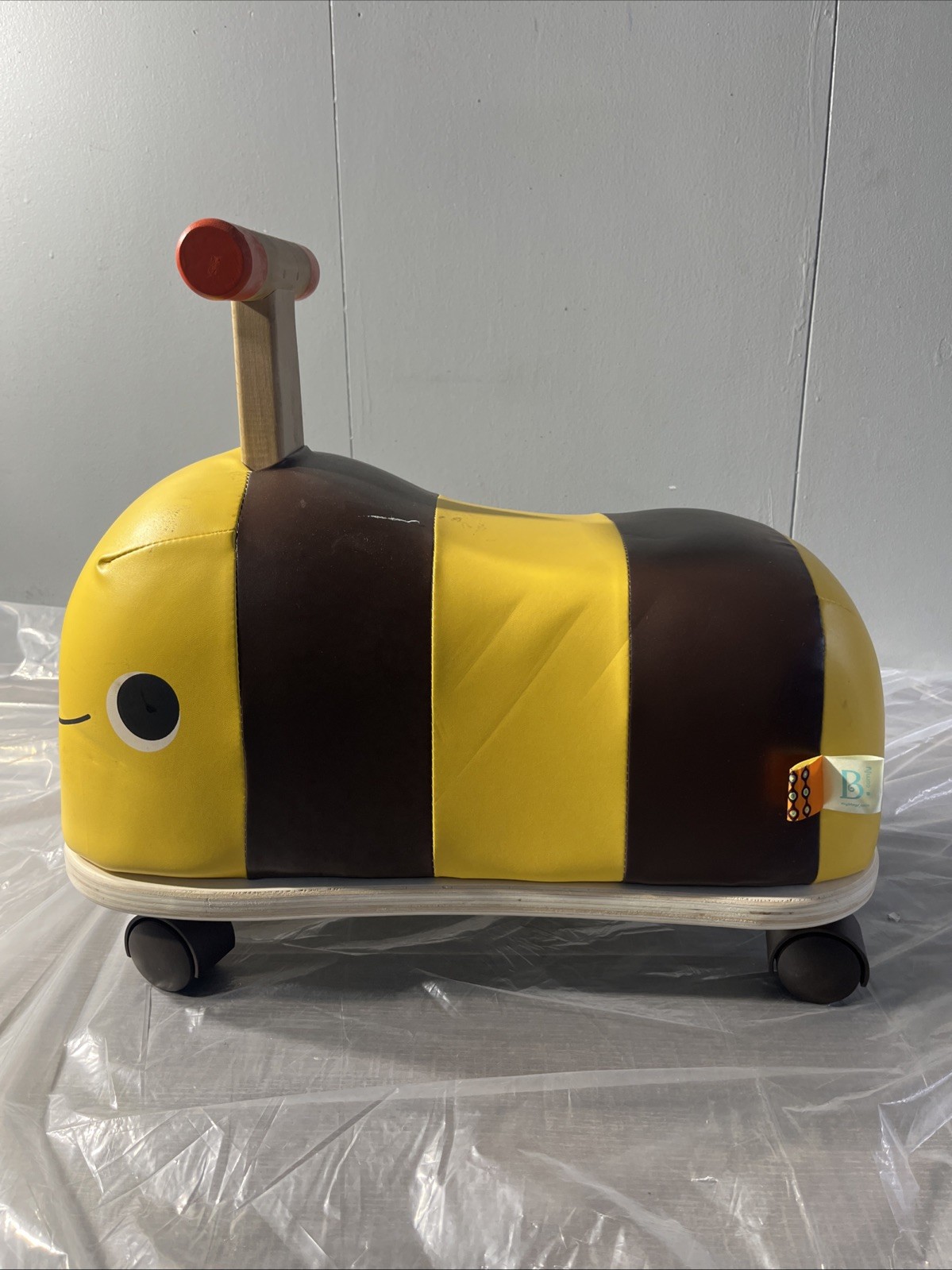 My B. Toys Wooden Bee Ride-On Boom Buggy Bee Toy