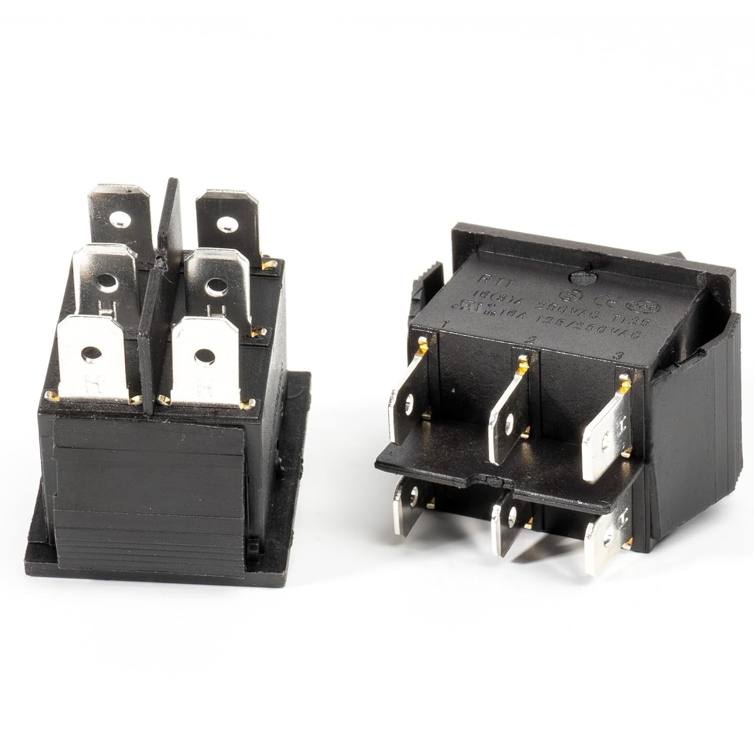 2 Pcs 6 Pin 6V 12V 24V Power Wheels Foot Pedal Switch for Ride on Toys Car