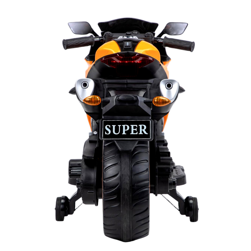Kids 12V Electric Motorcycle with Trainning Wheels for 3-6 Years Boys Girls