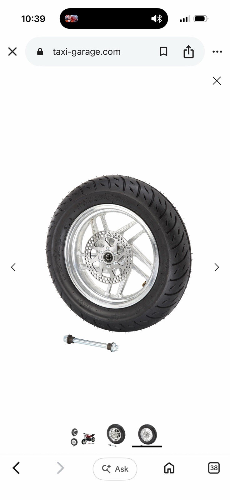 Brand New Razor RSF mx650 sx500 front/rear Wheels And Tires
