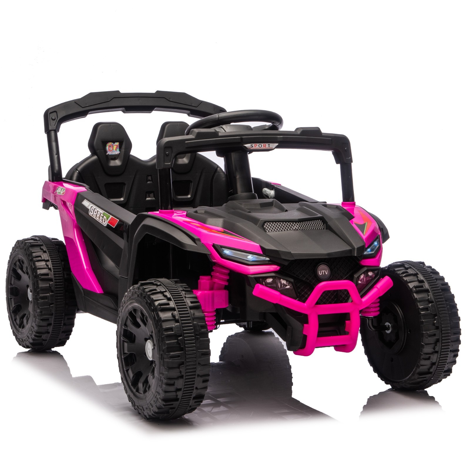 24V Kids ride on UTV W/ 2.4G PC,80W*2,Four-wheel suspension for Kids Aged 3-5