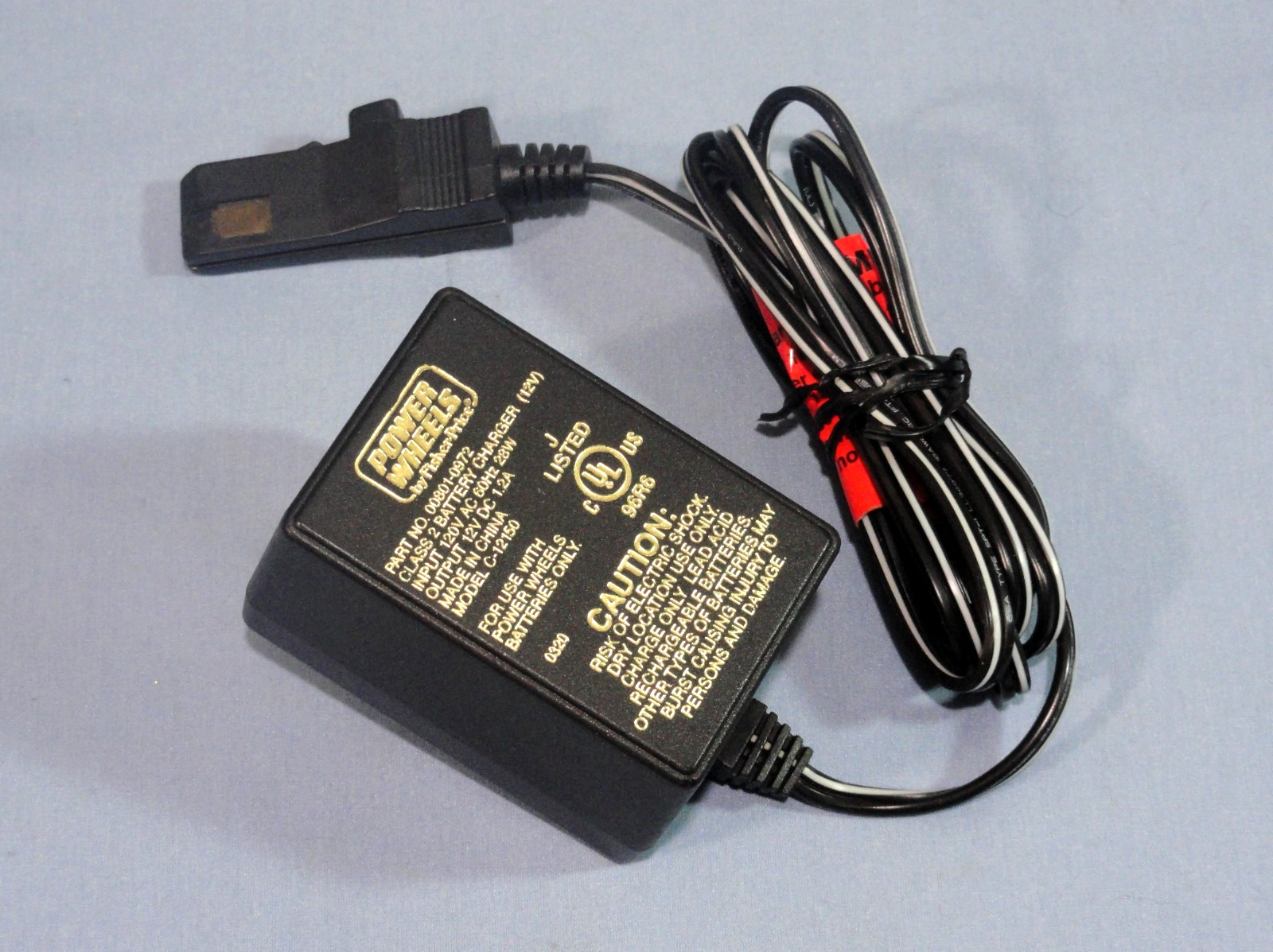 Original Power Wheels Battery Charger C-12150 12V Fisher-Price OEM 12 VOLT