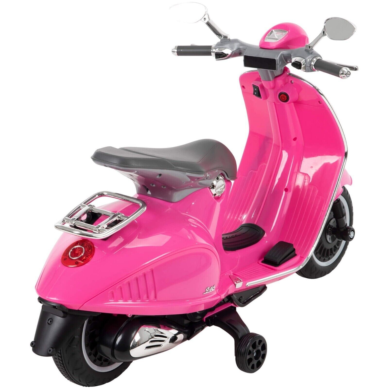 Huffy 6V Vespa Ride-On Electric Scooter ~Kids Ideal ages 3 to 7 years, Pink